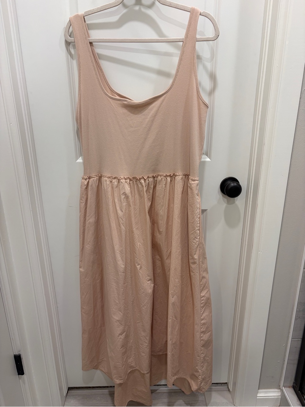a new day Soft Peach Tank Dress for Girls